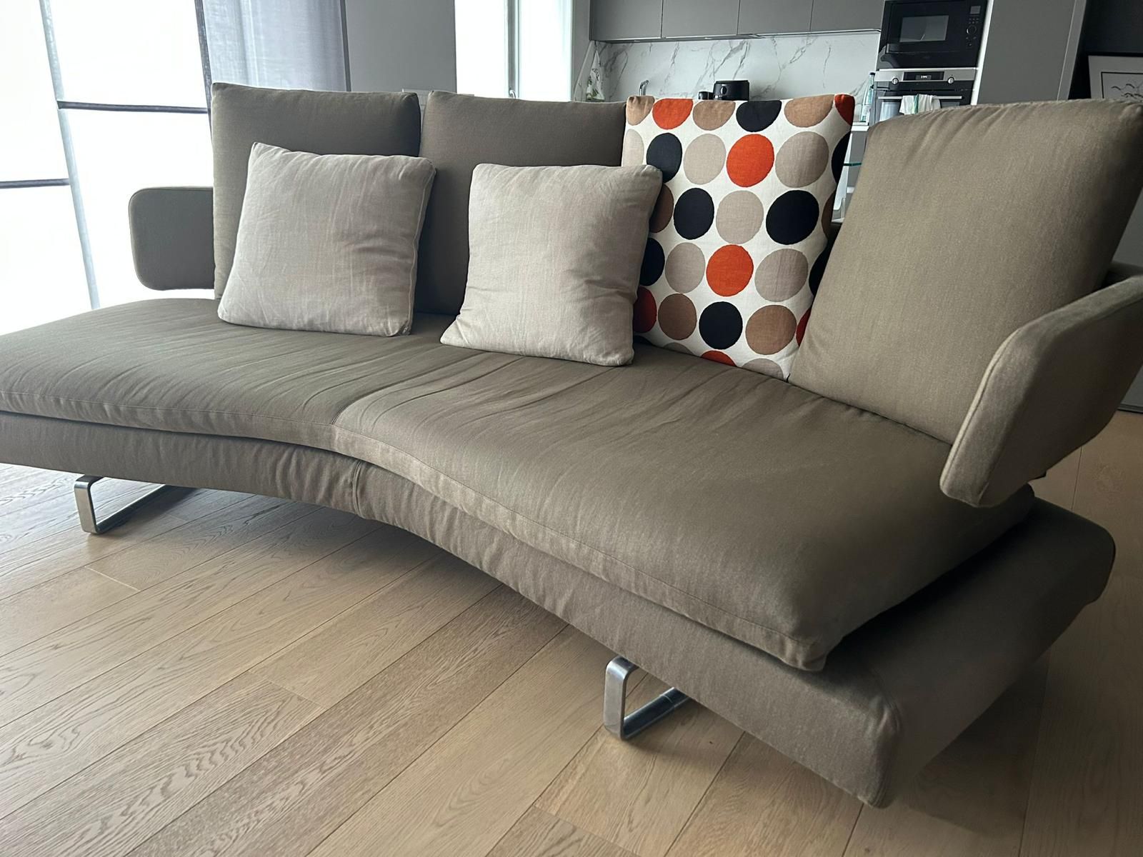 Divano 3 posti Arne in tessuto di Antonio Citterio Side