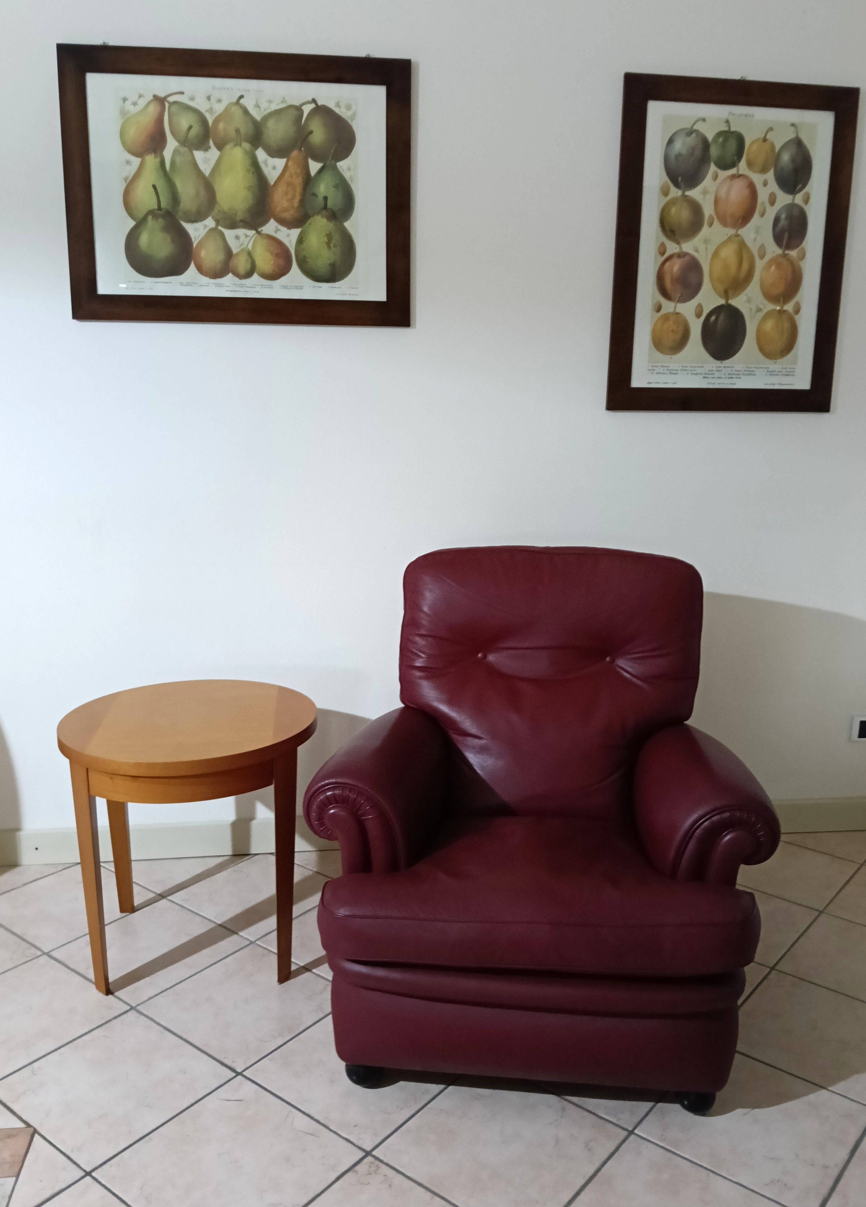 Burgundy Leather Dream Armchair (1990s) Optional8