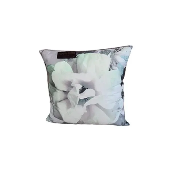 Dark Flower satin cushion, Roberto Cavalli image