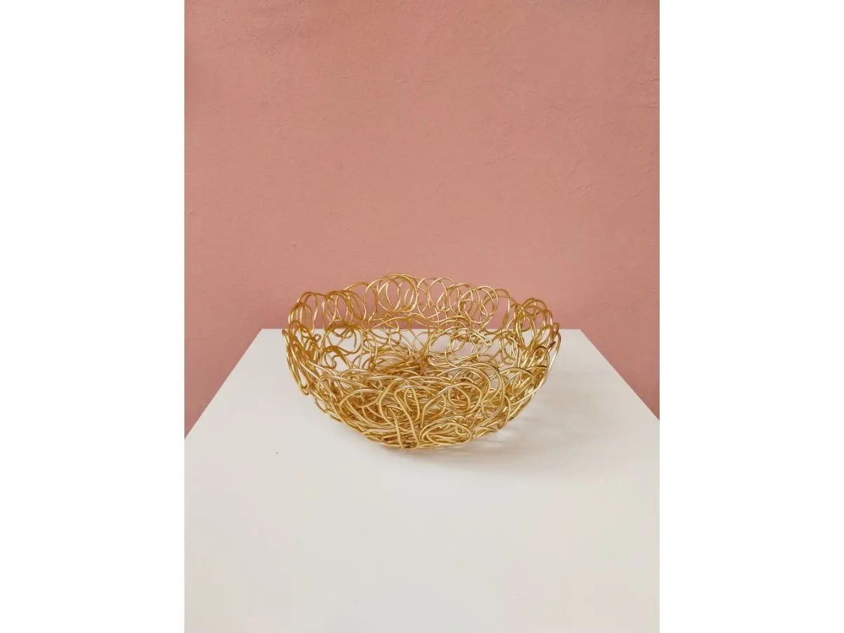 Nuvem centerpiece in anodized aluminum 2