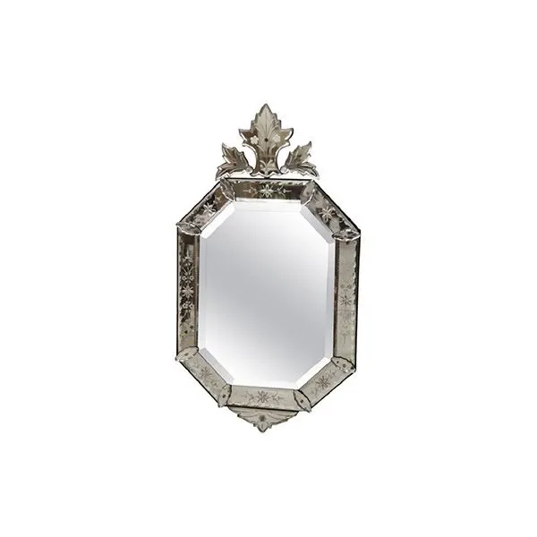 Vintage wall mirror in Murano glass, image