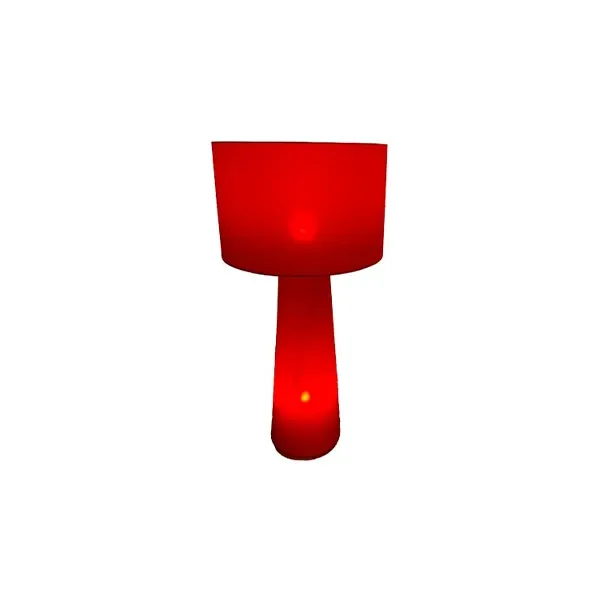 Lampada da tavolo Big Shadow in tessuto (rosso), Cappellini 1
