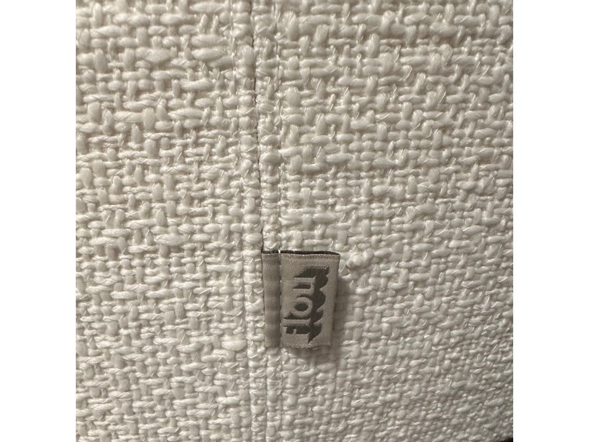 Pouf Pierre in tessuto (bianco), Flou Brand