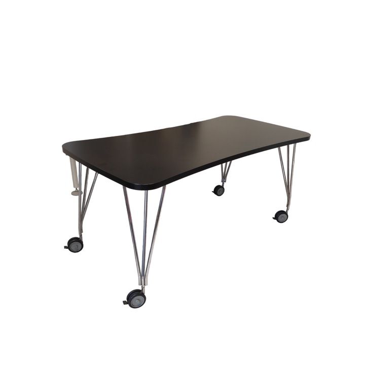 Tavolo Max con rotelle colore Nero, Kartell  image