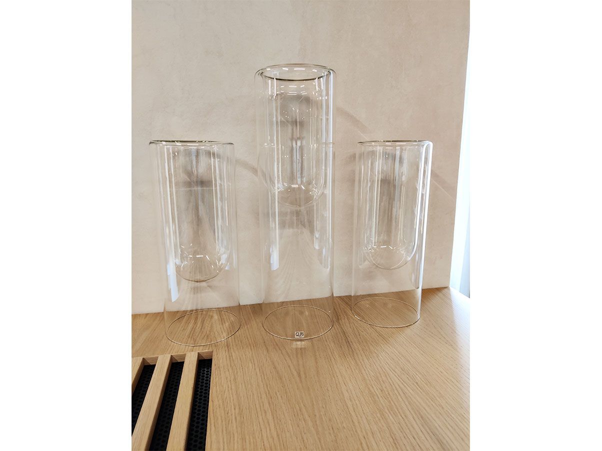 CYLINDER Set di 3 vasi, vetro trasparente - IKEA Italia