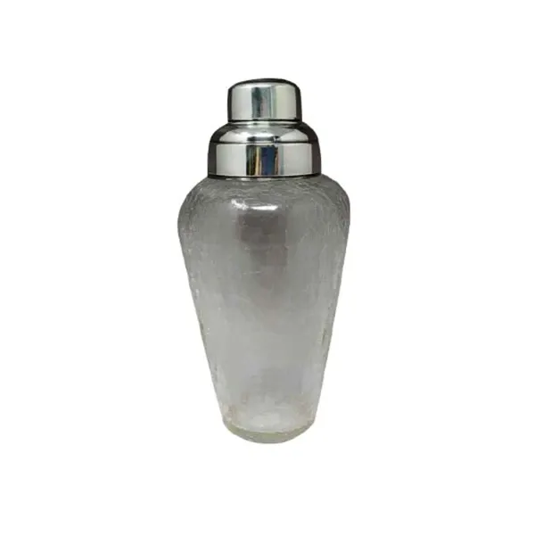 Cocktail Shaker in vetro effetto crepato (anni '60), image