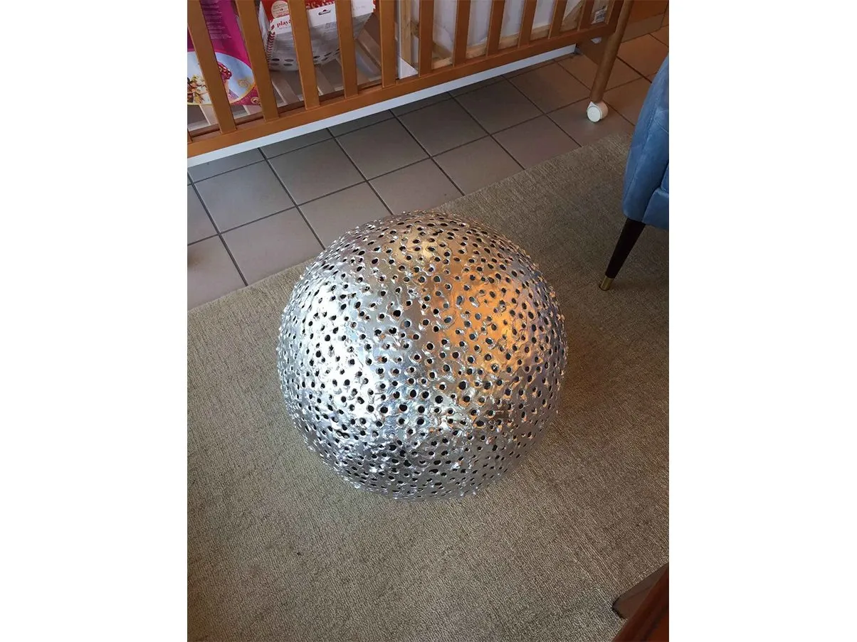Lampada da terra Lumet 3L in metallo (argento) 4