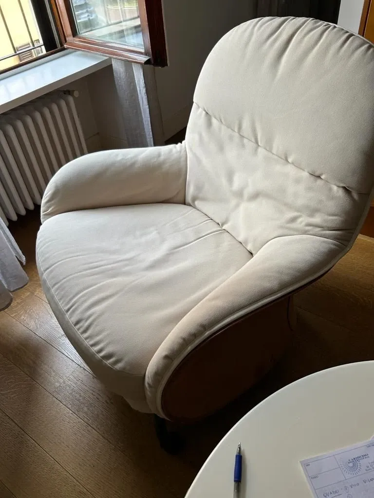 Poltrona Louisiana in cotone, DePadova 2