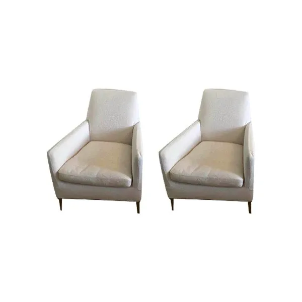 Set of 2 Dandy vintage armchairs in fabric (beige), B&B Italia image