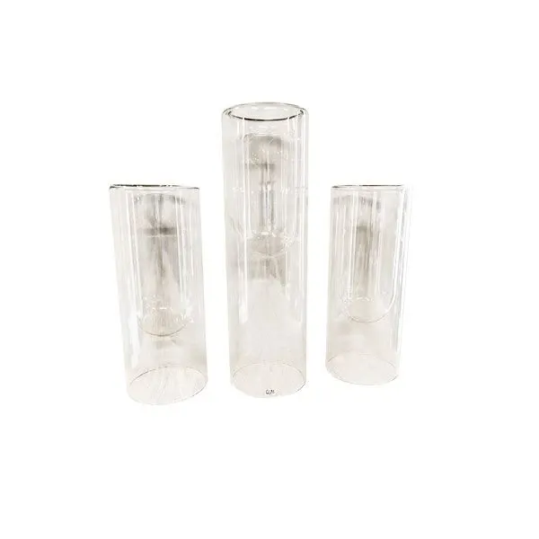 Set of 3 Tutube vases in crystal (transparent), Glas Italia image