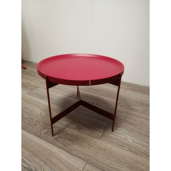 Tavolino Abaco con piano removibile rosso, Pianca image