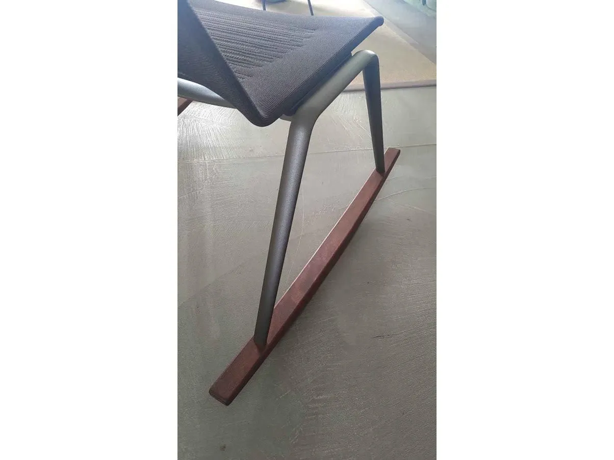 Zebra Outdoor Sessel aus Stoff (braun) 3