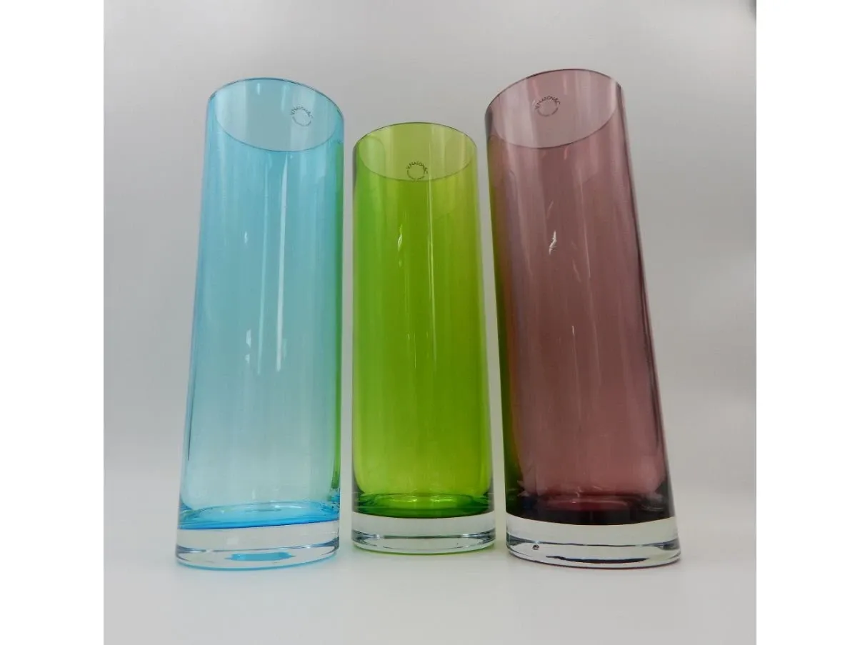 Set 3 vasetti in vetro multicolor, Nason&C 6