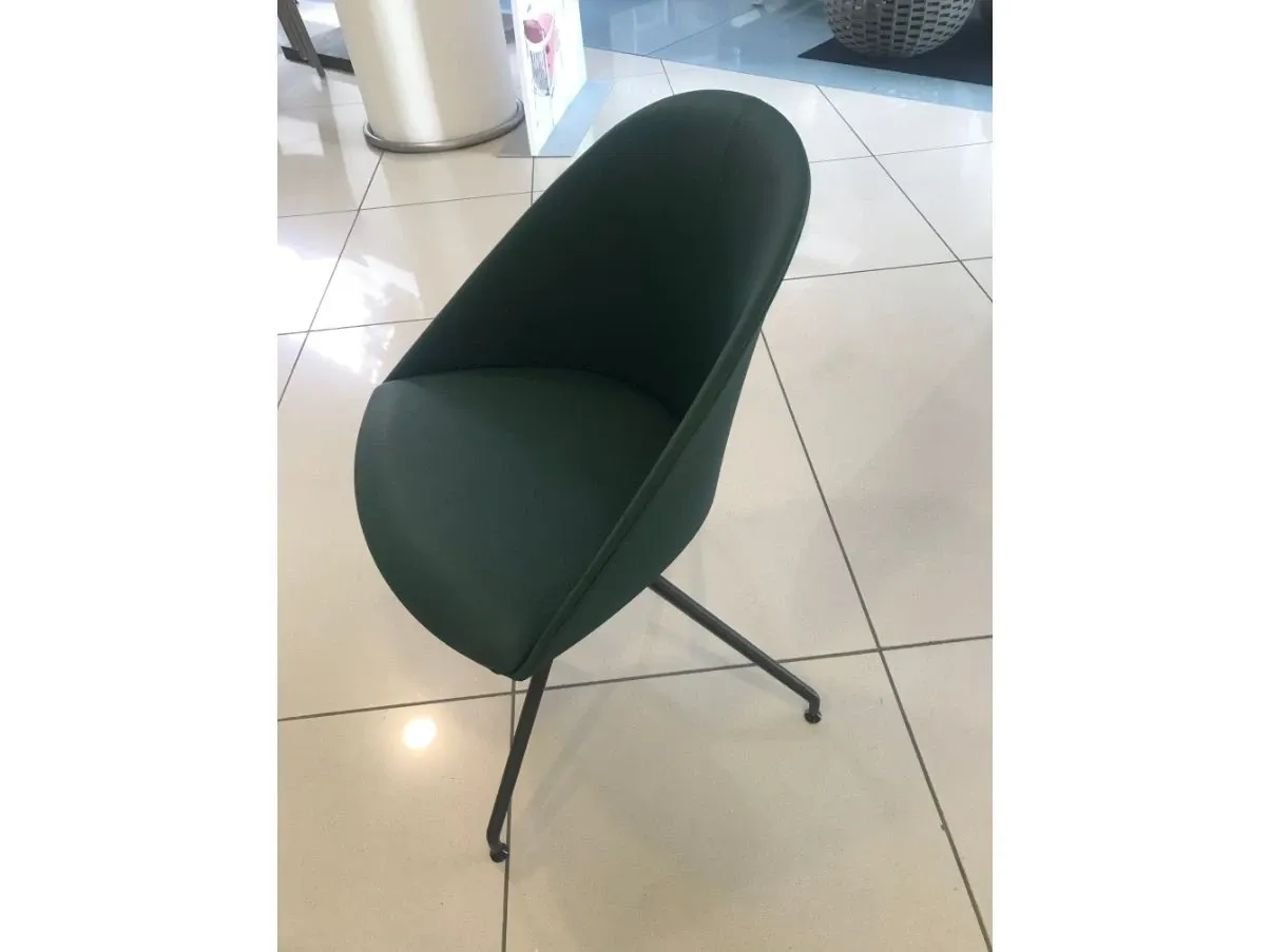 Set of 4 Cila swivel armchairs 1