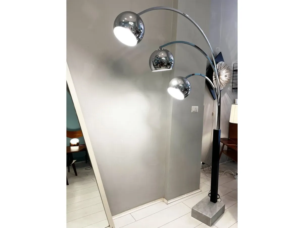 Vintage Stehlampe aus den 70er Jahren 7