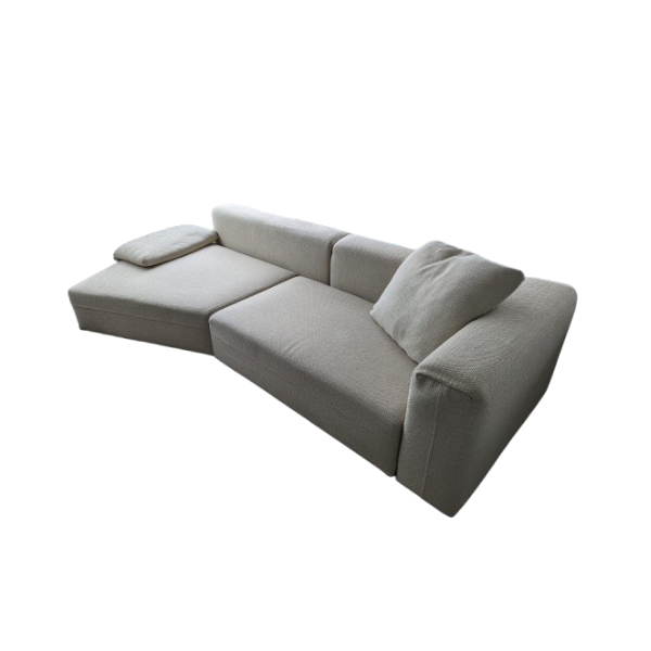 Freestyle 3 seater sofa upholstered in fabric (beige), Molteni&C image