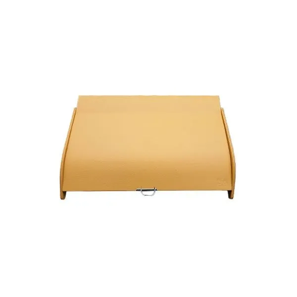 Box with lid covered in leather (beige), Poltrona Frau 3