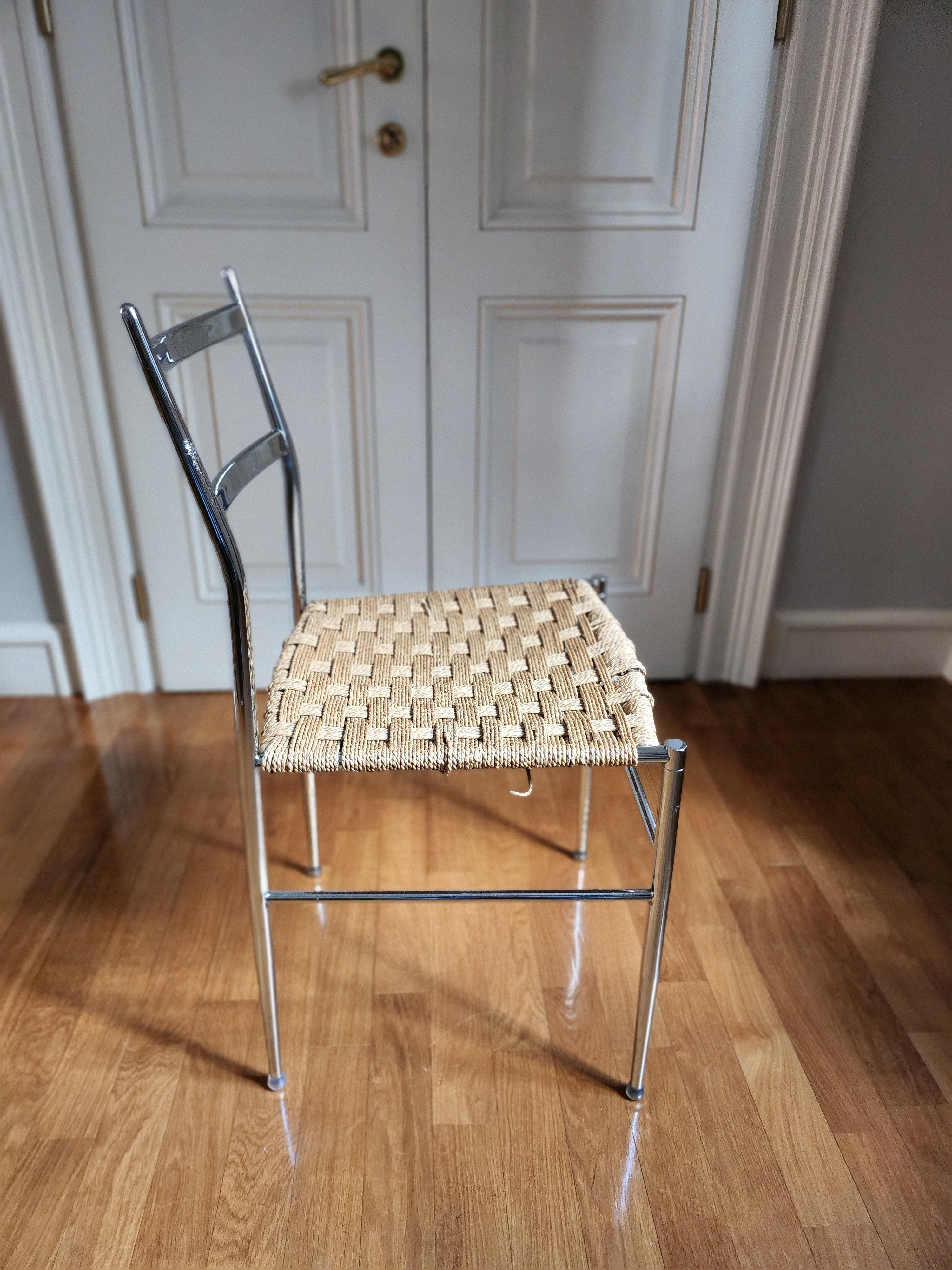 Philippe Starck Object Perdu Woven Dining Chair Front