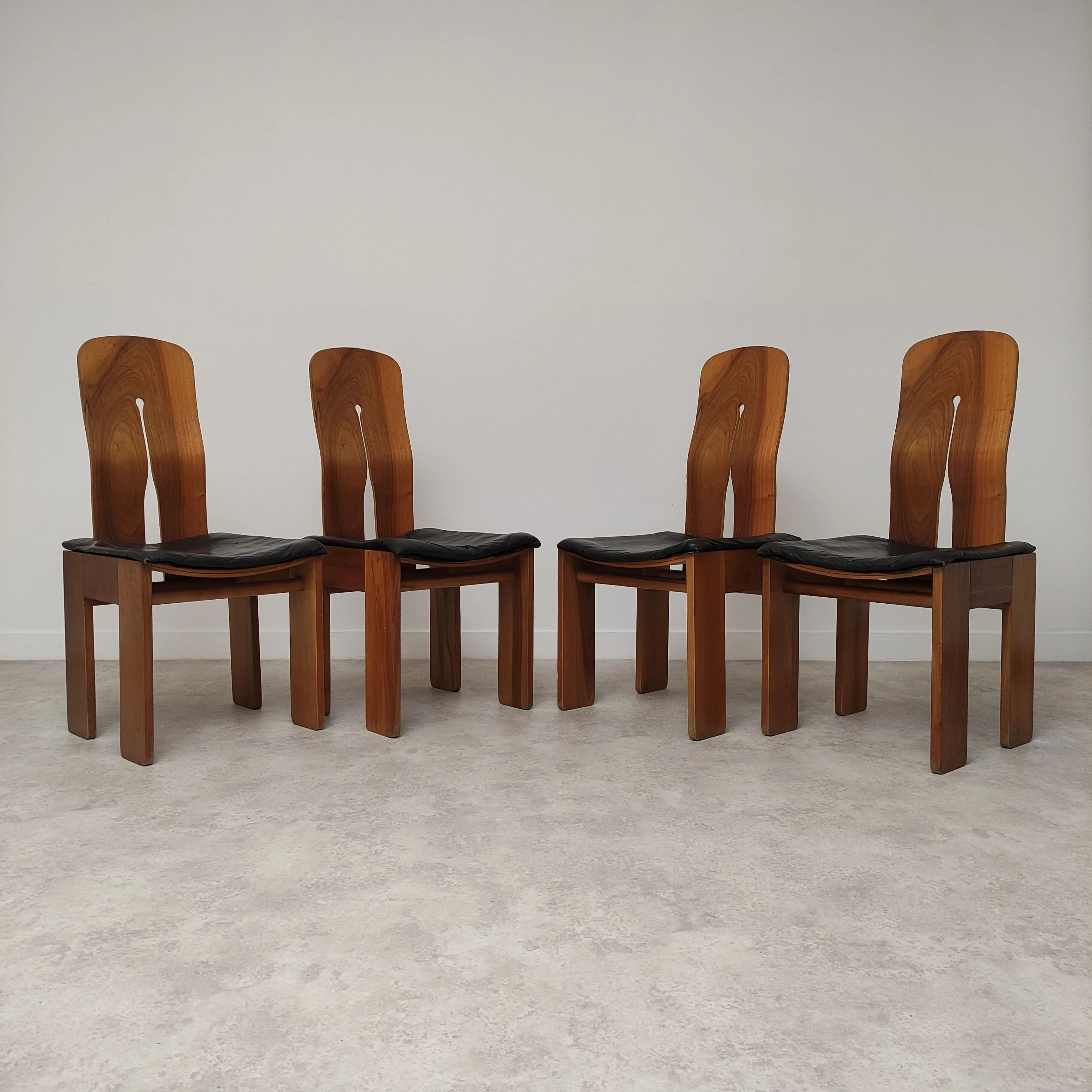 Set 4 sedie vintage di Carlo Scarpa, 2