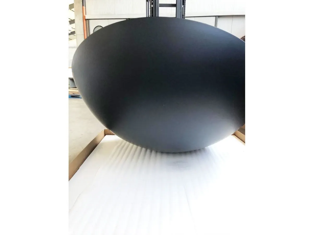 Poltrona UFO basculante in fibra di vetro (nero) 6