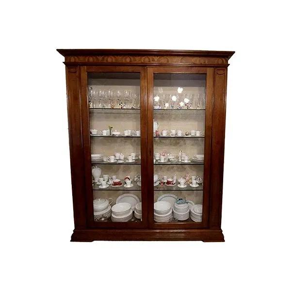 Ca Venier vintage display cabinet in wood with doors, Cantiero image