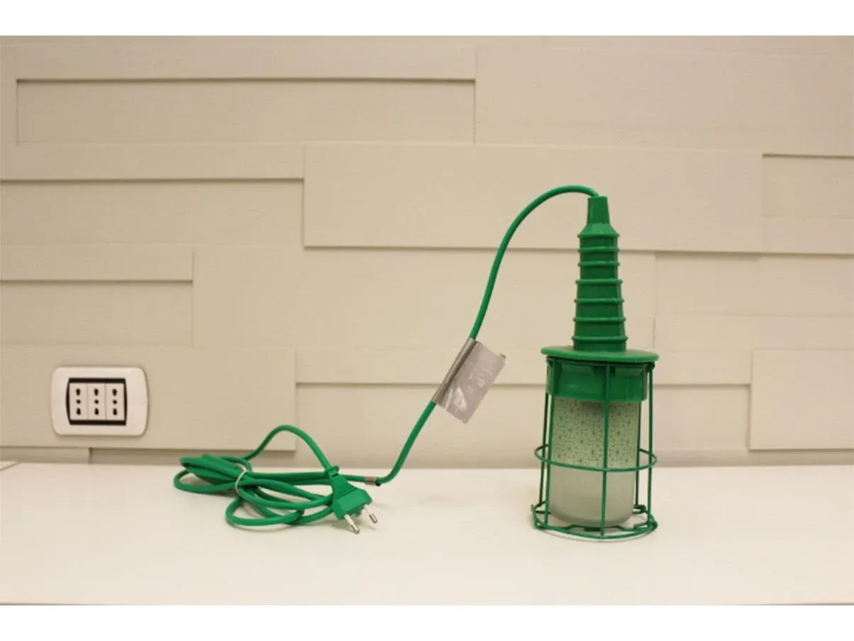 Lampada a sospensione e tavolo Ubiqua (verde), Seletti 4