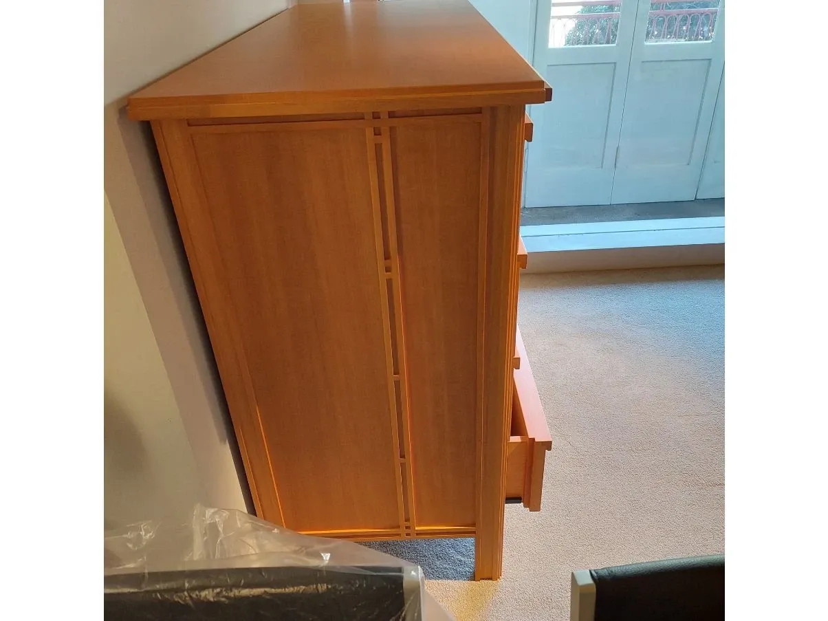 Cassettiera Gallery vintage in faggio (anni '80), Giorgetti  3
