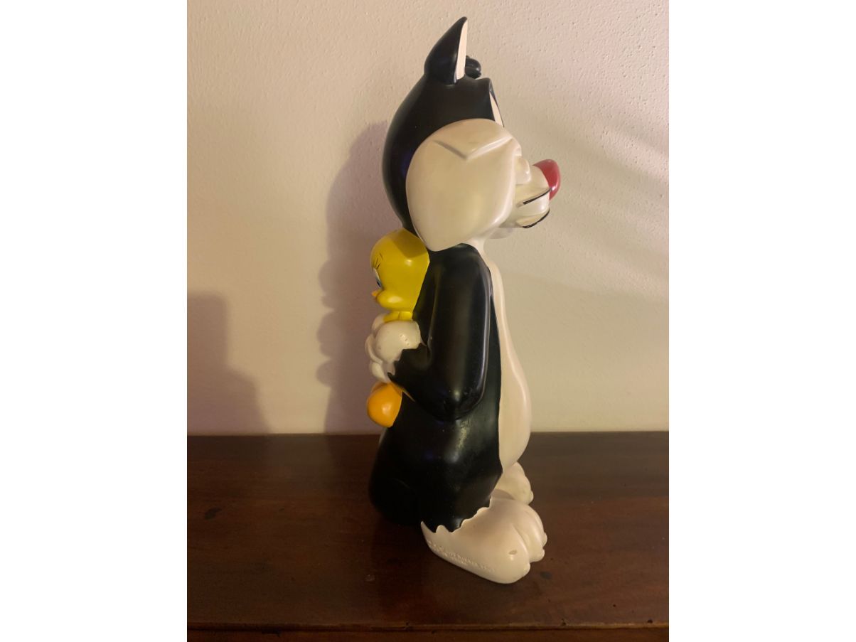 Statua Gatto Silvestro vintage (anni '90) Side
