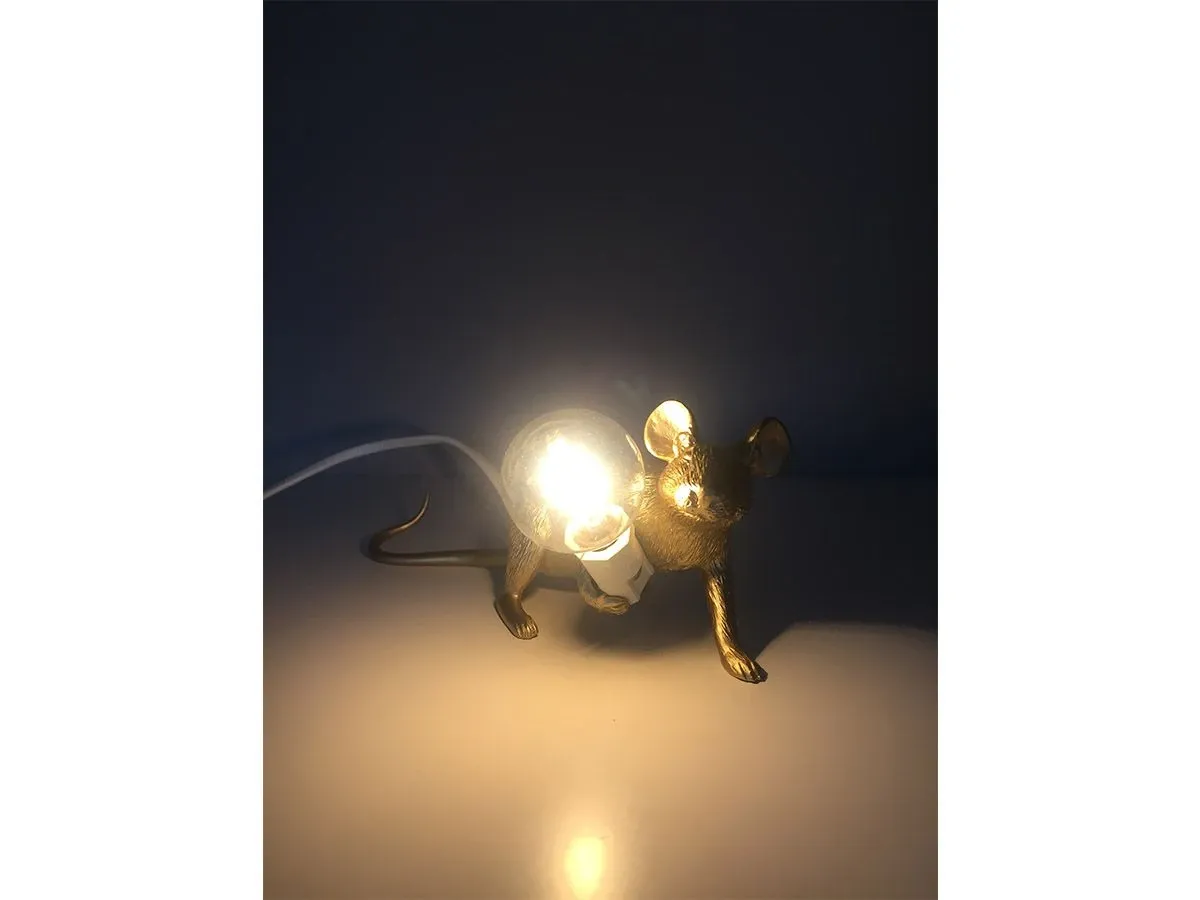 Mouse Lamp Gold, Seletti 