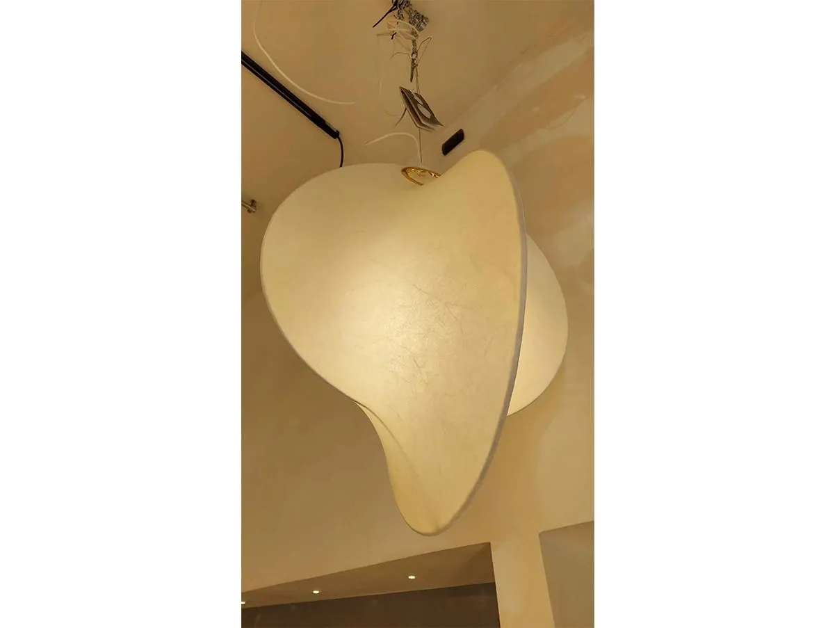 Lampada a sospensione Overlap 1 in resina Cocoon, Flos 2