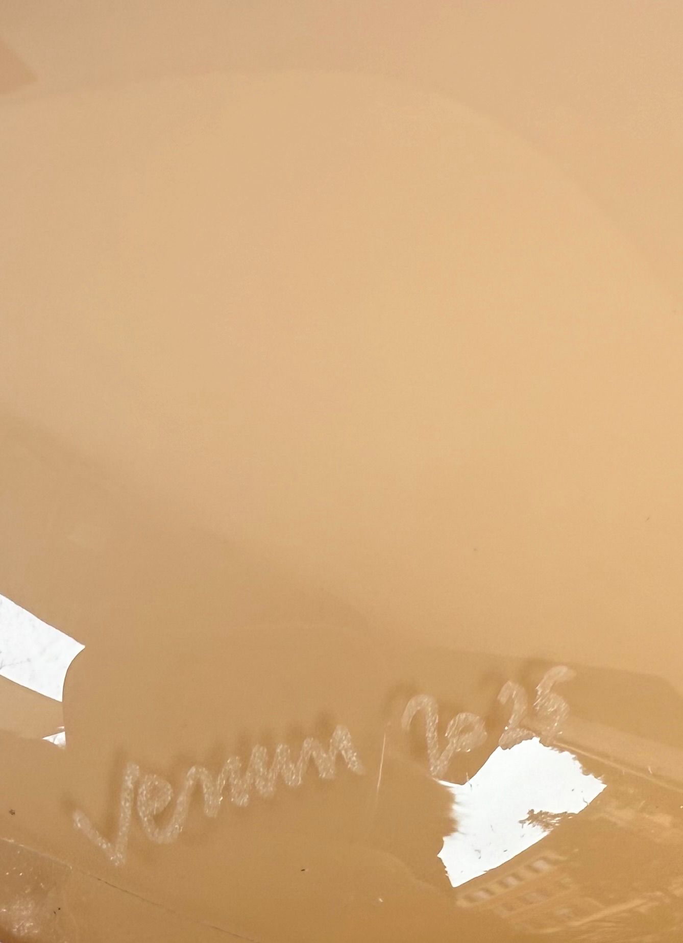 Vaso Fazzoletto in vetro di Murano colore pesca Brand