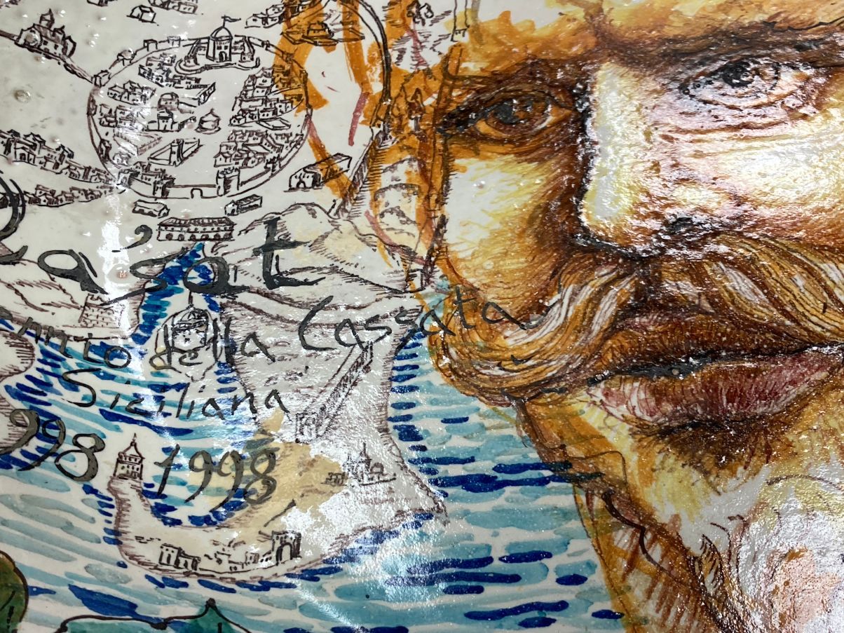 Piatto vintage in ceramica 6