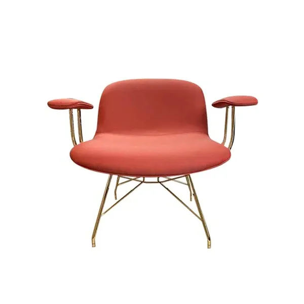 Troy armchair with armrests in fabric (red), Magis image