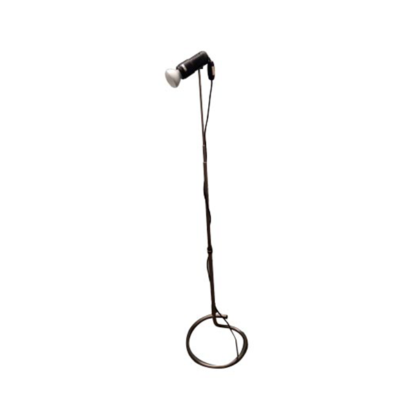 Telescope floor lamp in steel, Martinelli Luce image