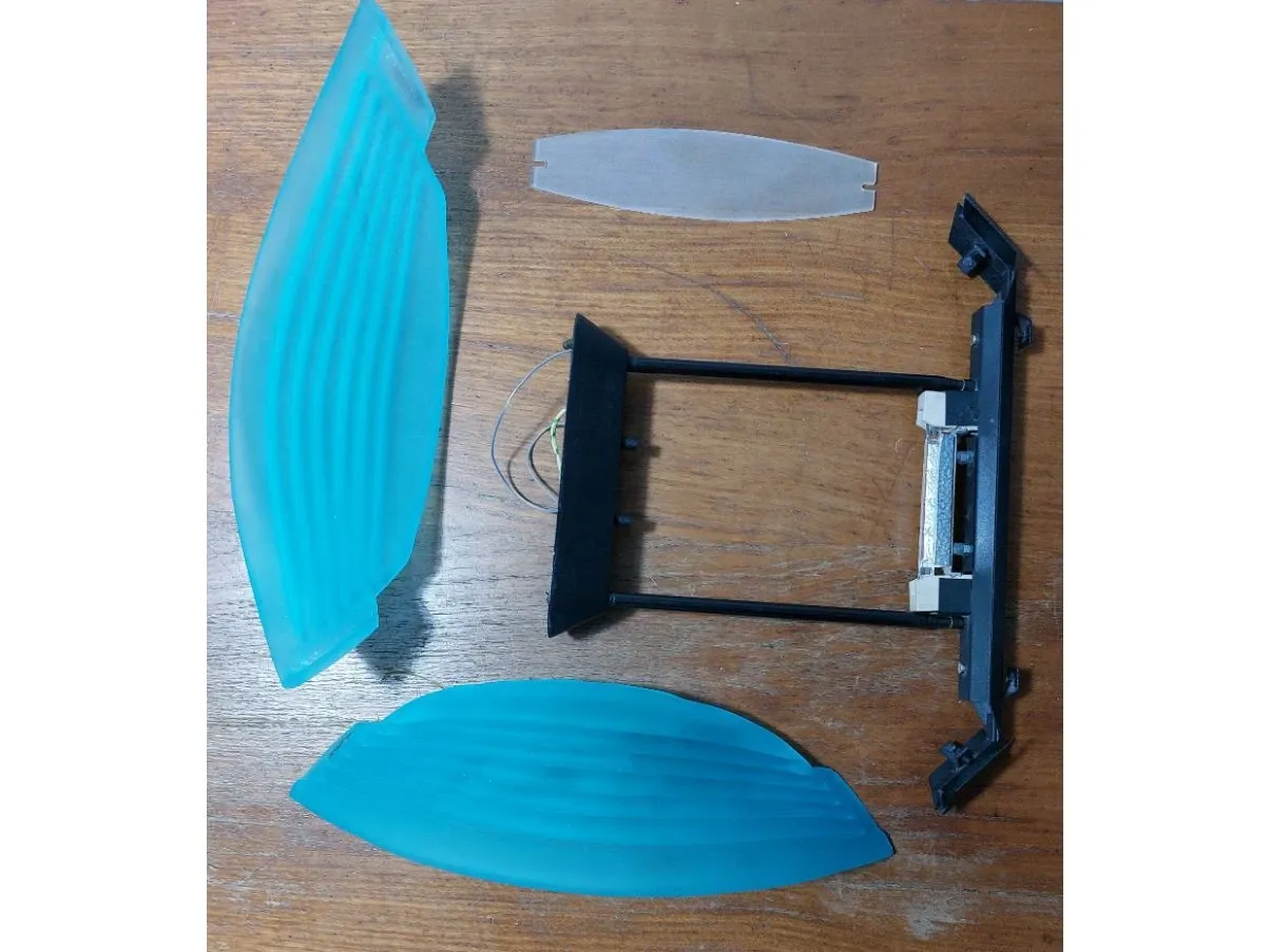 Türkise Glas Pendelleuchte 3