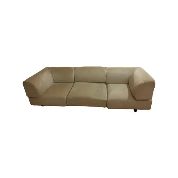 Amado 3 seater sofa in fabric with wheels, Arflex image