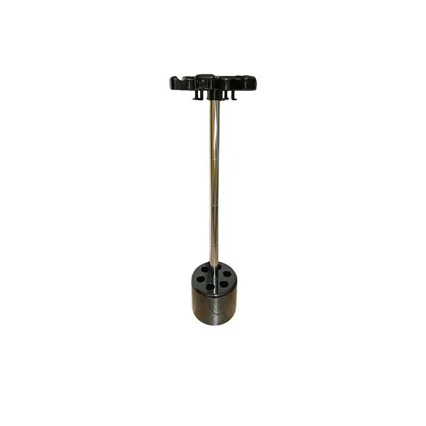 Vintage coat rack with umbrella stand (black), Velca Legnano image