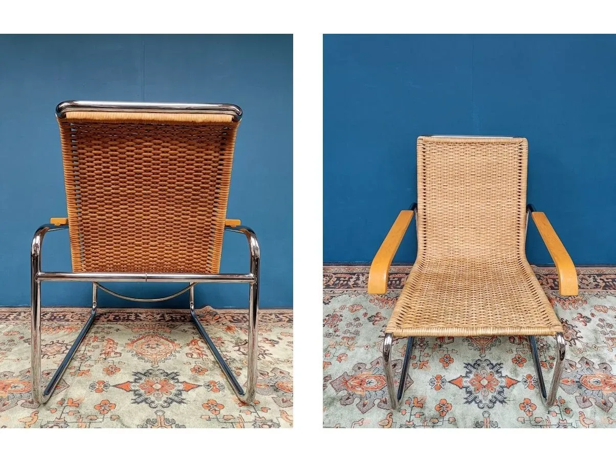 Vintage S35 armchair by Marcel Breuer (1970s), Thonet 3