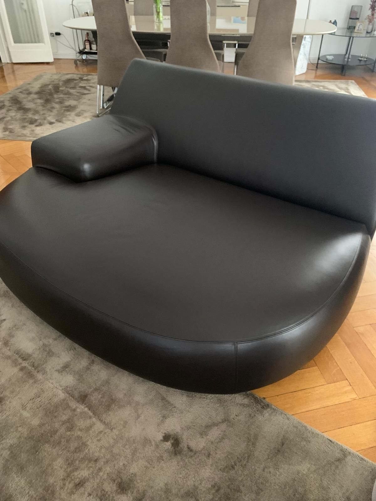 Poltrona Big Bug in pelle marrone di Paola Navone Main