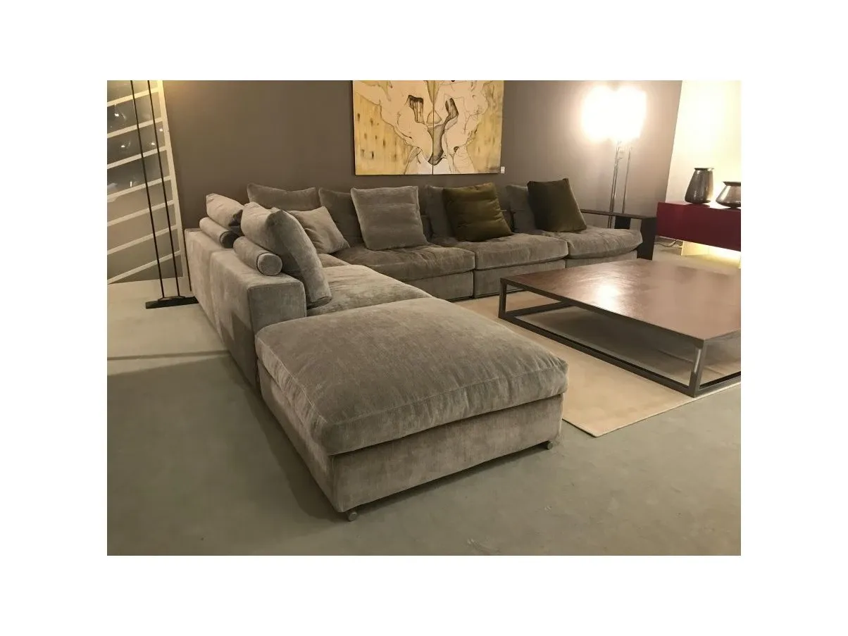 Divano angolare Ground Piece, Flexform 7