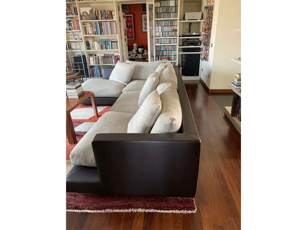 Ledersofa Long Island XL braun 3