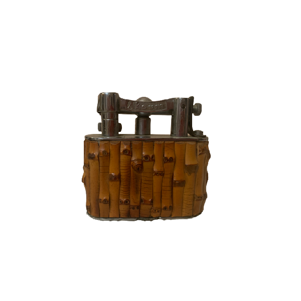 Vintage bamboo table lighter, image