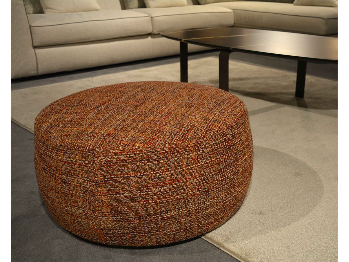 Pouf Capetown in tessuto (arancione)