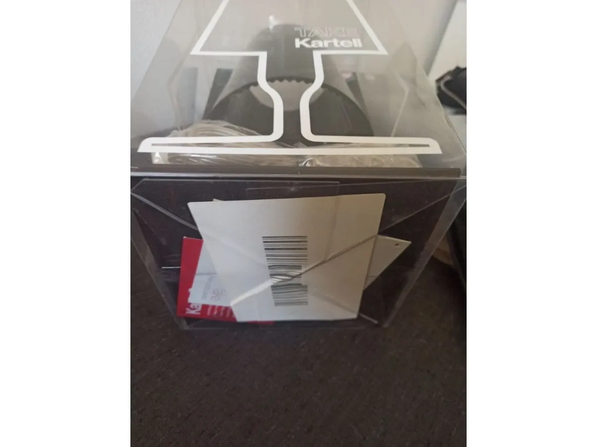 Set 2 lampade da tavolo Take nera, Kartell 5