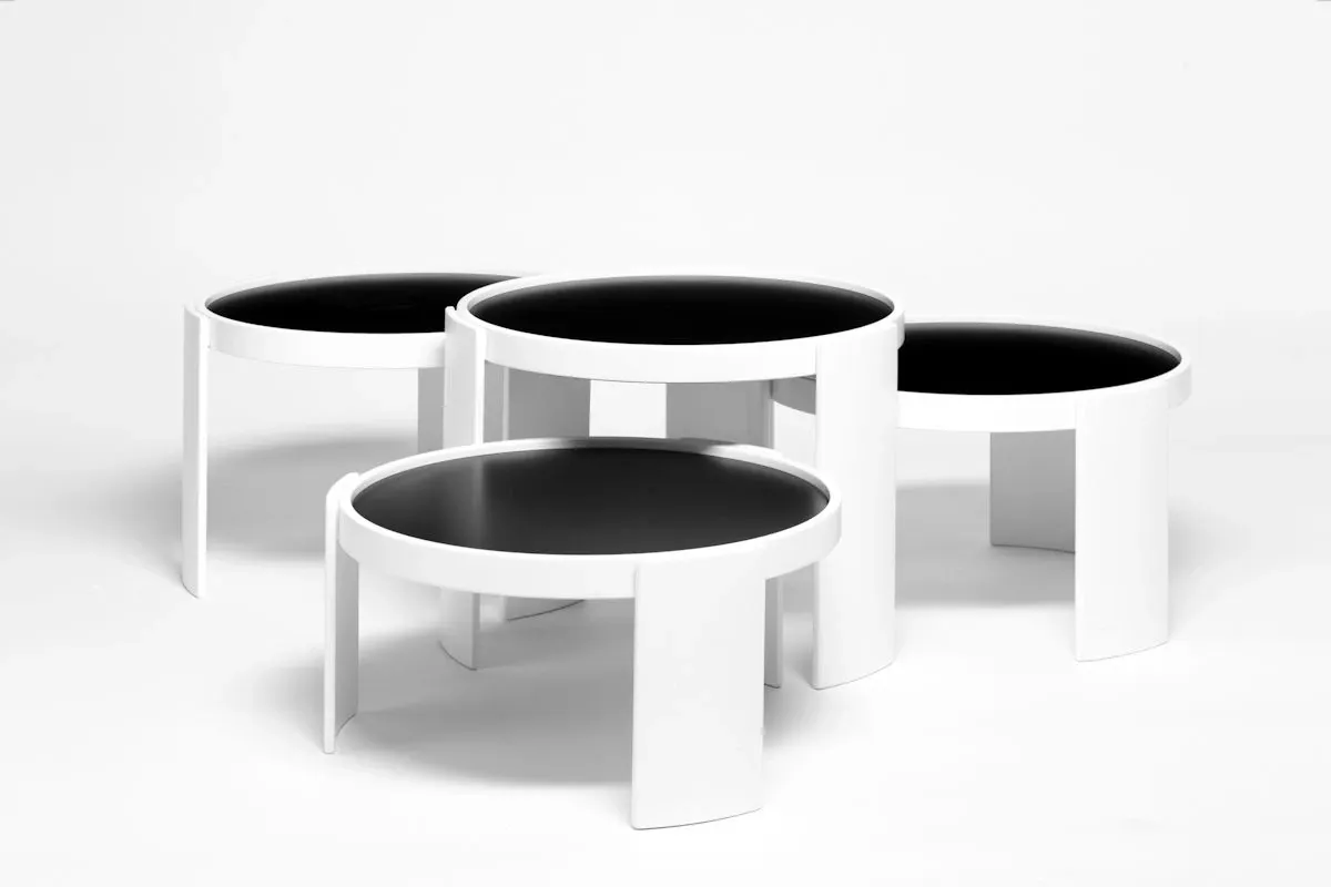 Set 4 783 coffee tables, Cassina 7