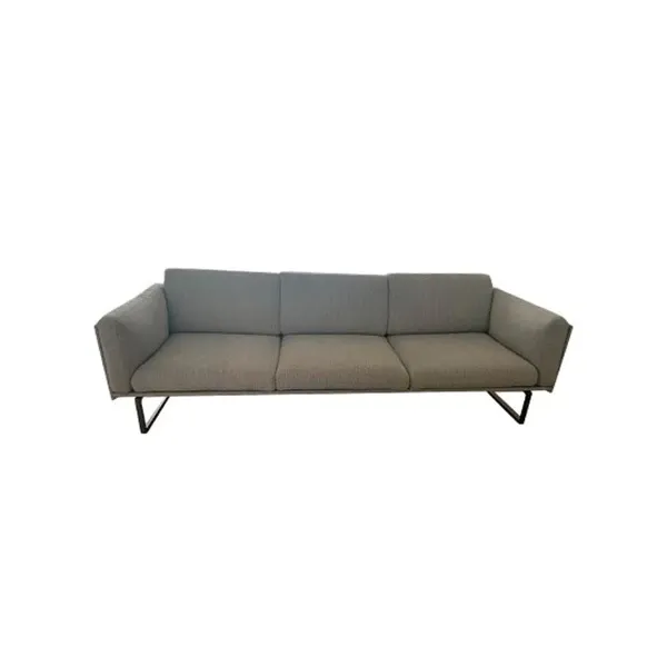 3 seater sofa in removable fabric (gray), Cassina image