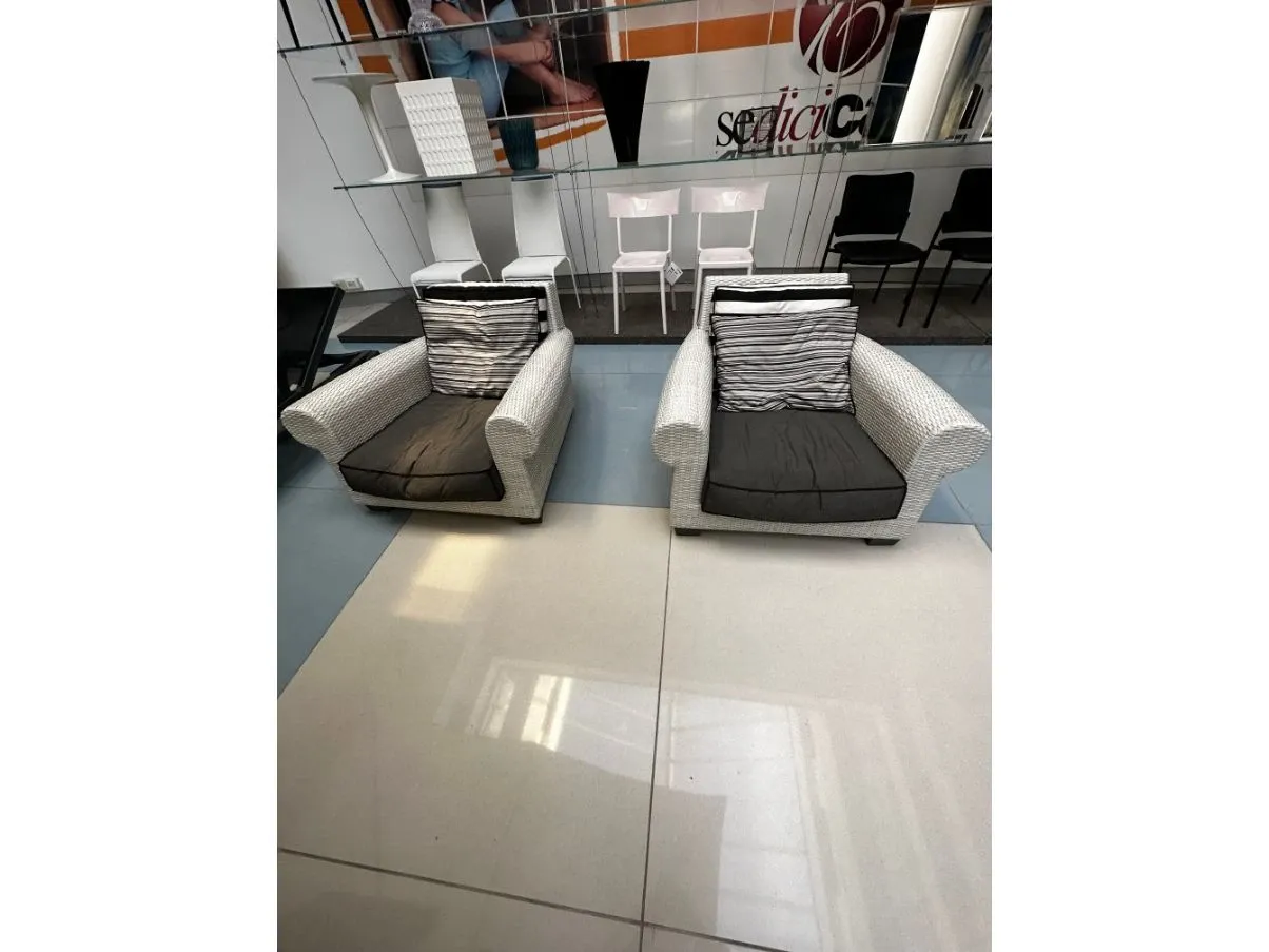 2 seater sofa and 2 armchair set, Gervasoni 6