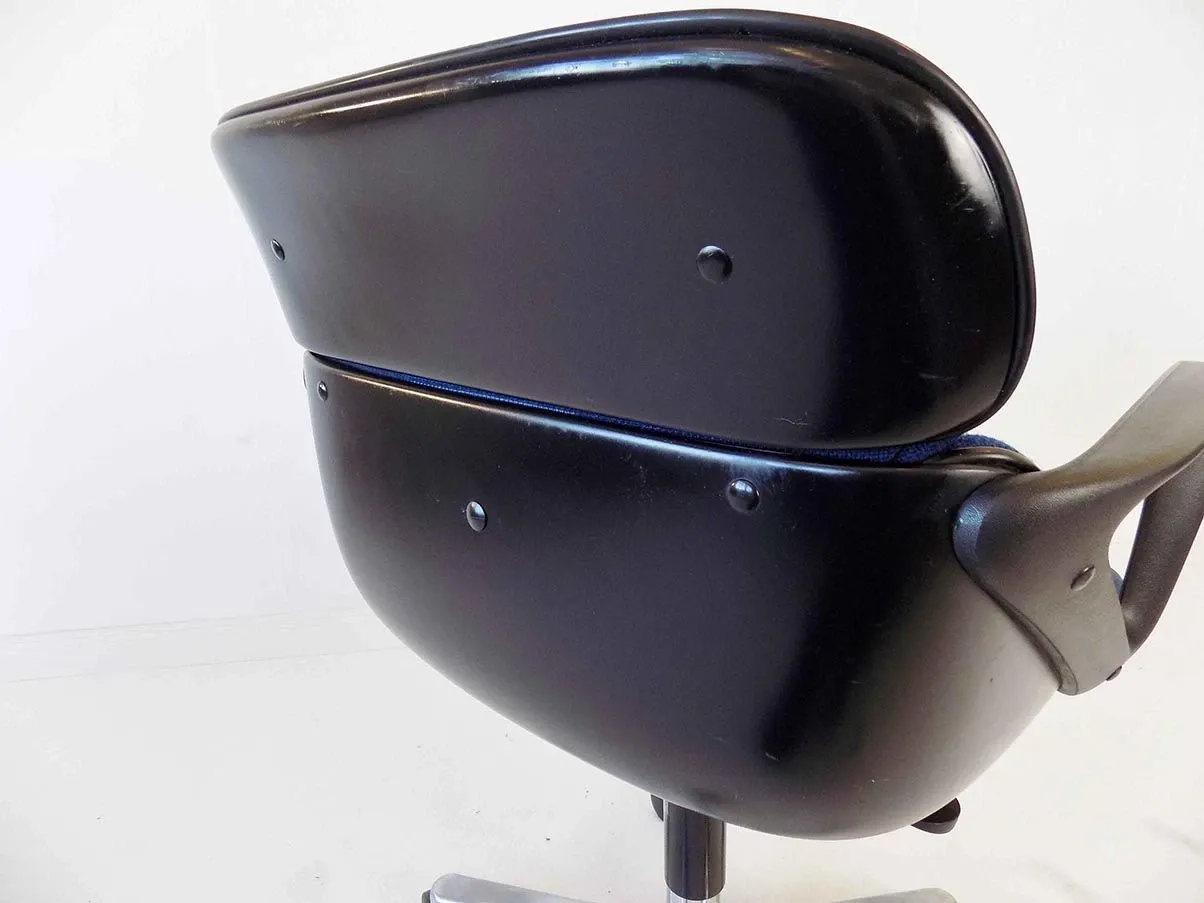 Bürostuhl 190 von Hans Roericht (blau) 3