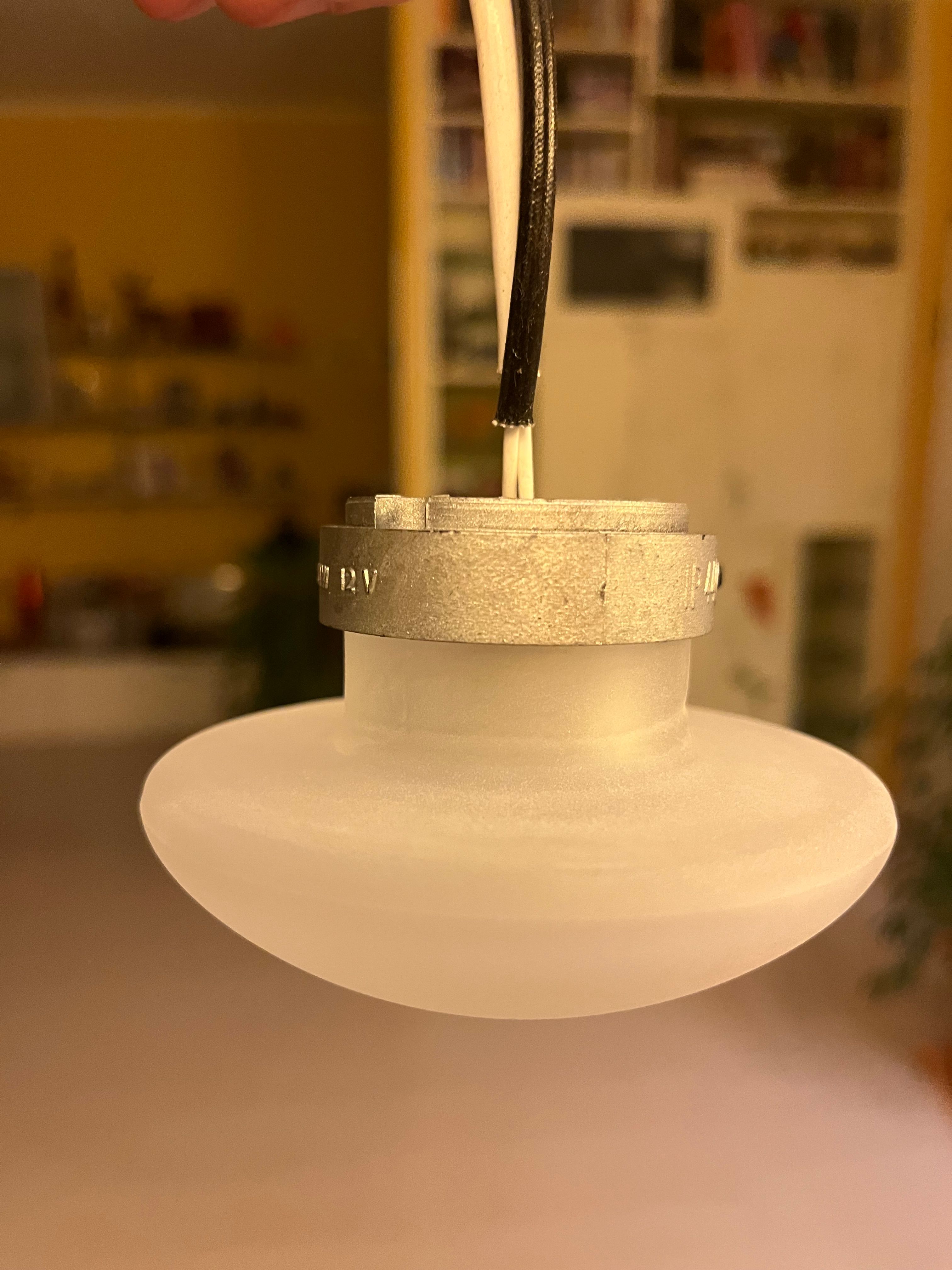 Outdoor Ceiling Light Sillaba 2775/2 Gray Color Front