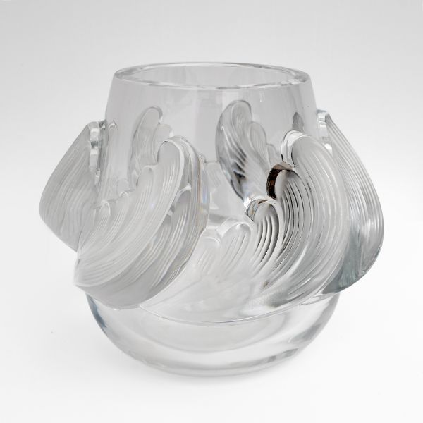 Vagues crystal vase, Lalique image